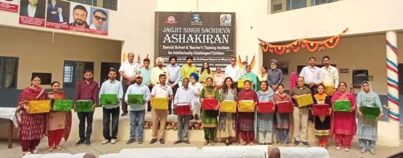 Special children celebrated Diwali in Asha Kiran School